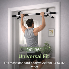 HOMCOM pull-up bar bracket multi-function door bar steel foam PE