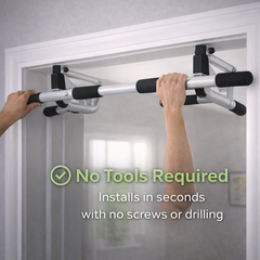 HOMCOM pull-up bar bracket multi-function door bar steel foam PE