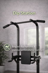 Power tower for pull ups and dips training