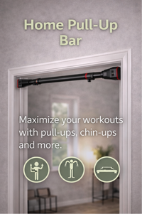 Home Fitness Equipment Fitness Horizontal Bar Stretching Hanging Bar Indoor Wall Pull-up Device No Punching Door Single Bar